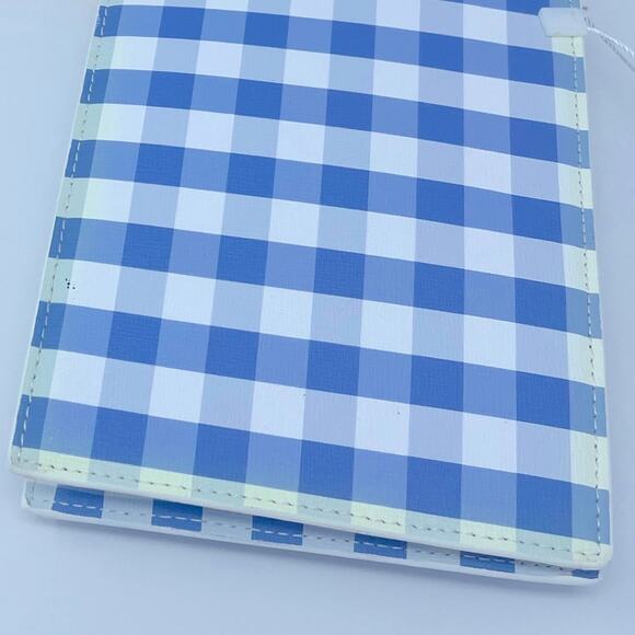 MARK CROSS Francis Gingham-Print Leather Crossbody Chain Strap Mini Bag - Picture 7 of 9